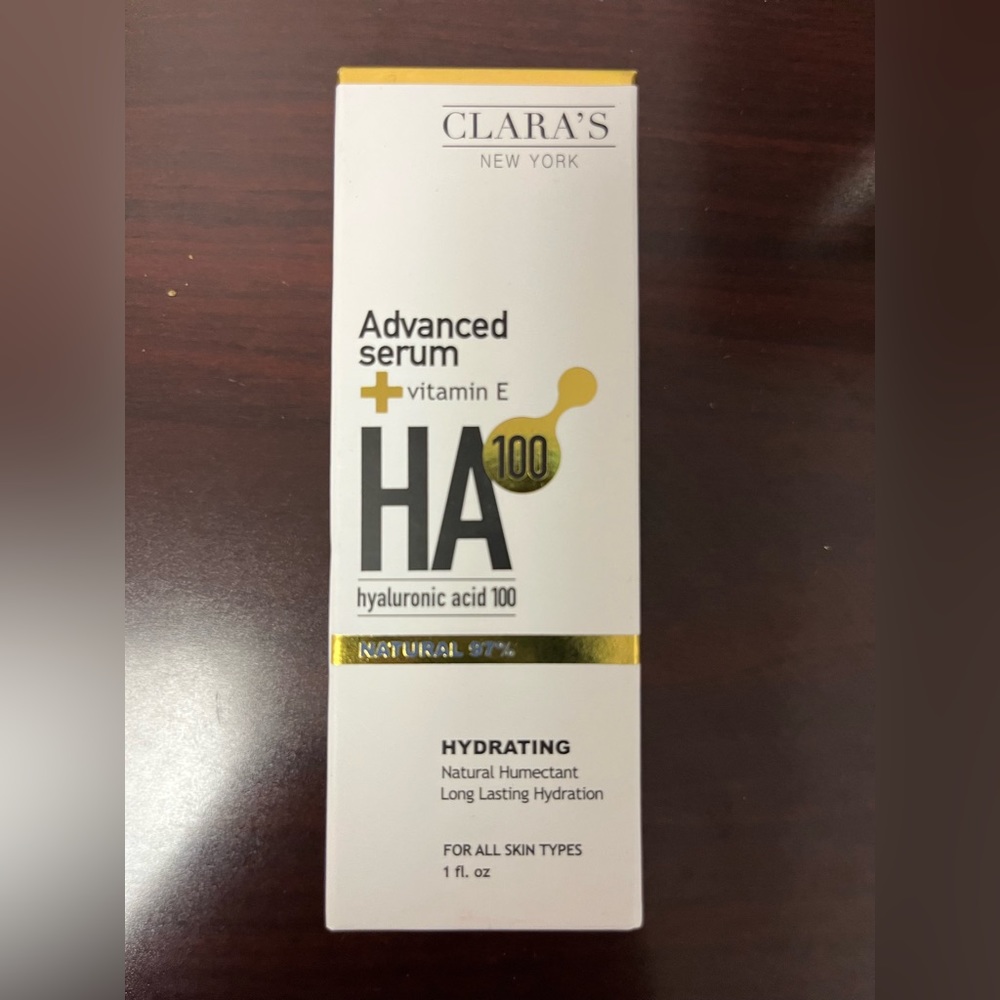 CLARA'S New York
Advanced Hydrating Hyaluronic Acid 100 Serum